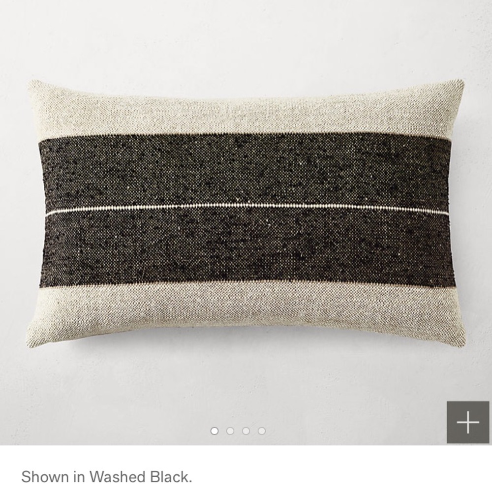 RESTORATION HARDWARE BELGIAN LINEN PILLOW COVER